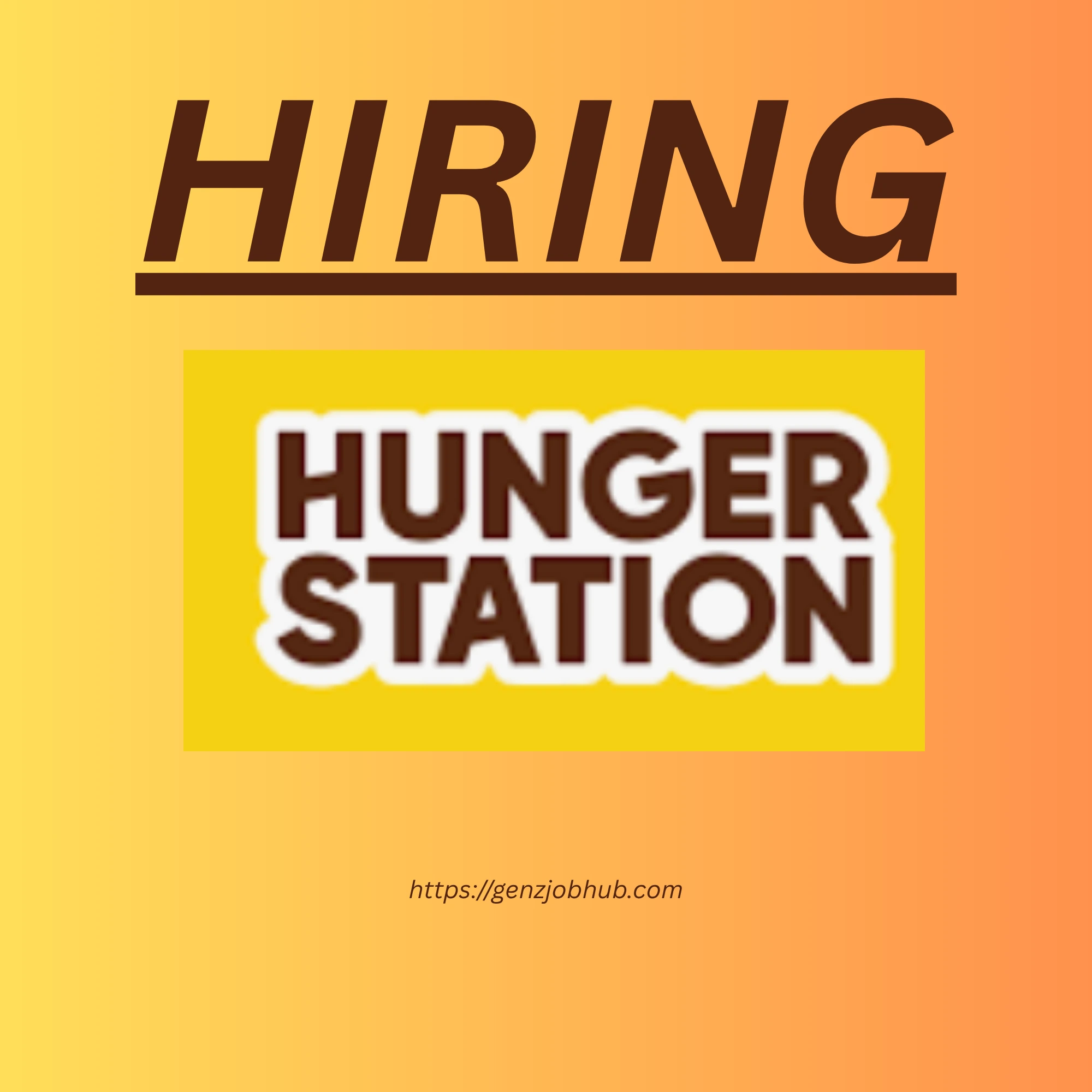 Hunger Station Job
